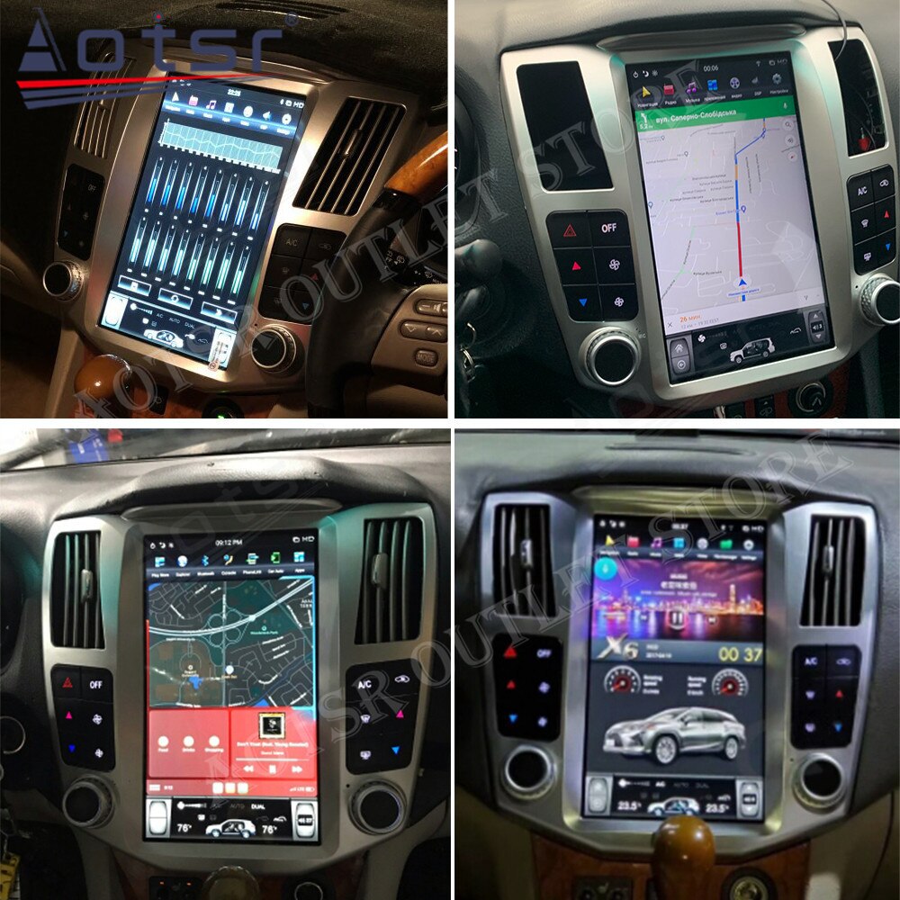 4+128GB For Lexus RX RX300 RX330 RX350 RX400H Android Tape Radio Recorder 2004-2007 Car Multimedia Player Stereo Head Unit Tesla-Aotsr official website