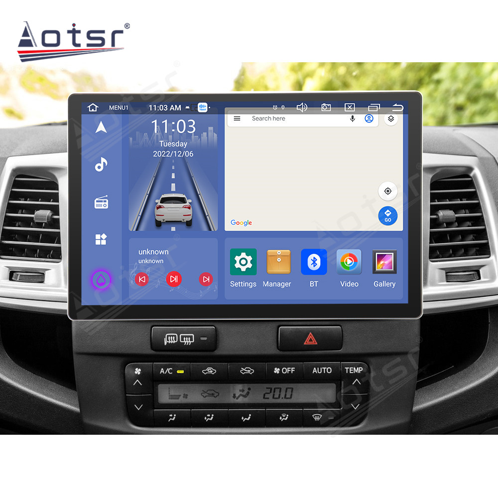 13.3 Inch Android 11 Auto For Toyota Hilux 2005-2014 Car Multimedia Player GPS Navigation Auto Radio Stereo Head Unit 