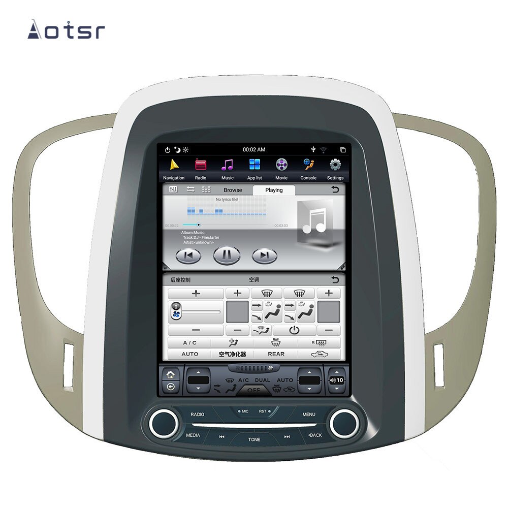 Aotsr Tesla Vertical screen Android 9.0 4+64G Car DVD Multimedia player GPS Navigation For Buick Lacrosse 2009-2012 carplay  IPS-Aotsr official website