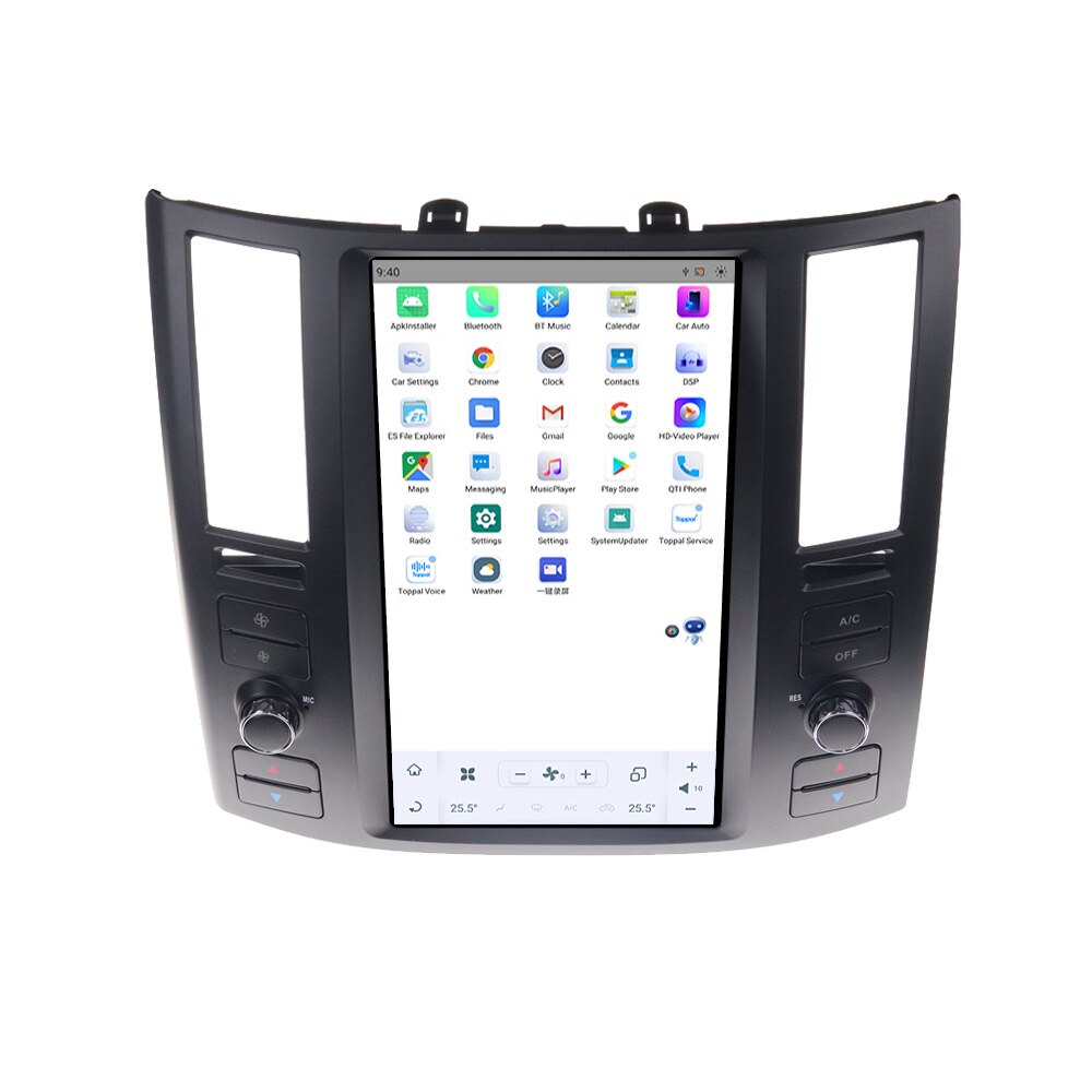 Qualcomm Tesla Style Vertical Screen 12.1" Android 11 Car Radio For Infiniti FX FX35 FX45 Car DVD Player Auto GPS Navigation 4G-Aotsr official website