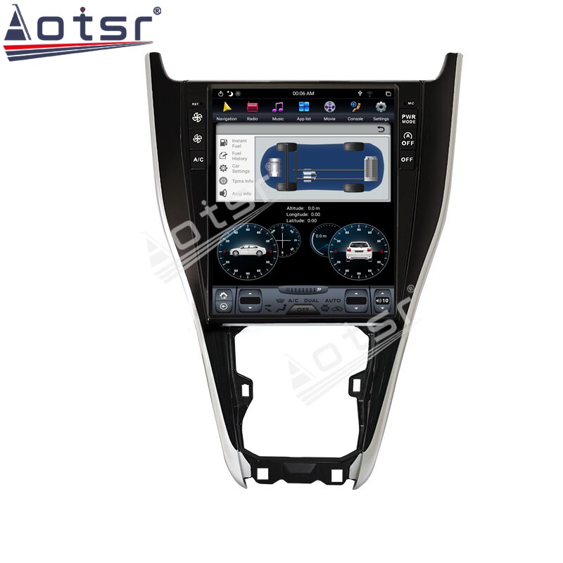 [Aotsr]Tesla Screen Car GPS Navigation For TOYOTA Harrier Android Radio 2013 2014 - 2019 PX6 Multimedia Player Auto Stereo Head Unit HD-Aotsr official website