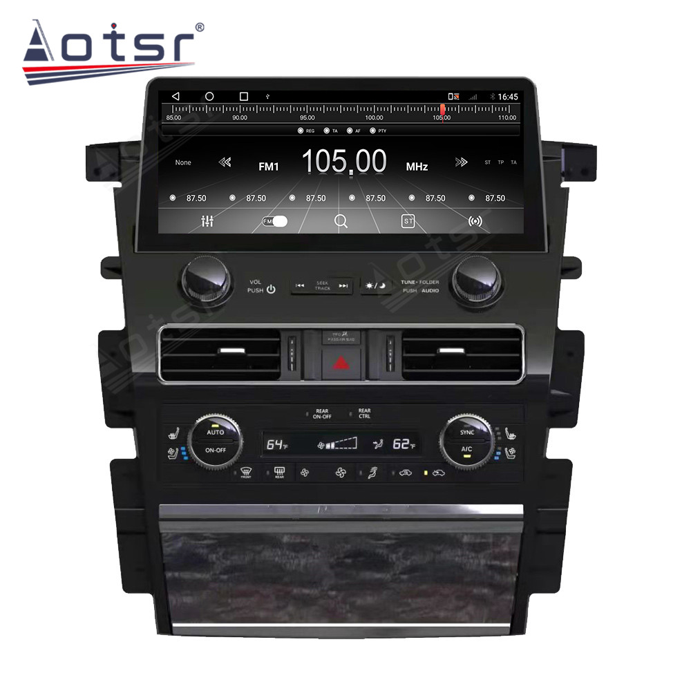 Android 11.0 Auto For Nissan Patrol Y62 2010-2020 Auto Stereo Car Radio DVD Multimedia Player GPS Navigation Headunit Digital Cluster