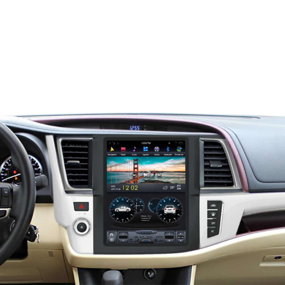 Android 11 Tesla Screen Style For Toyota Highlander 2014-2018 Car Radio GPS Navigation Multimedia Player Stereo Head Unit-Aotsr official website