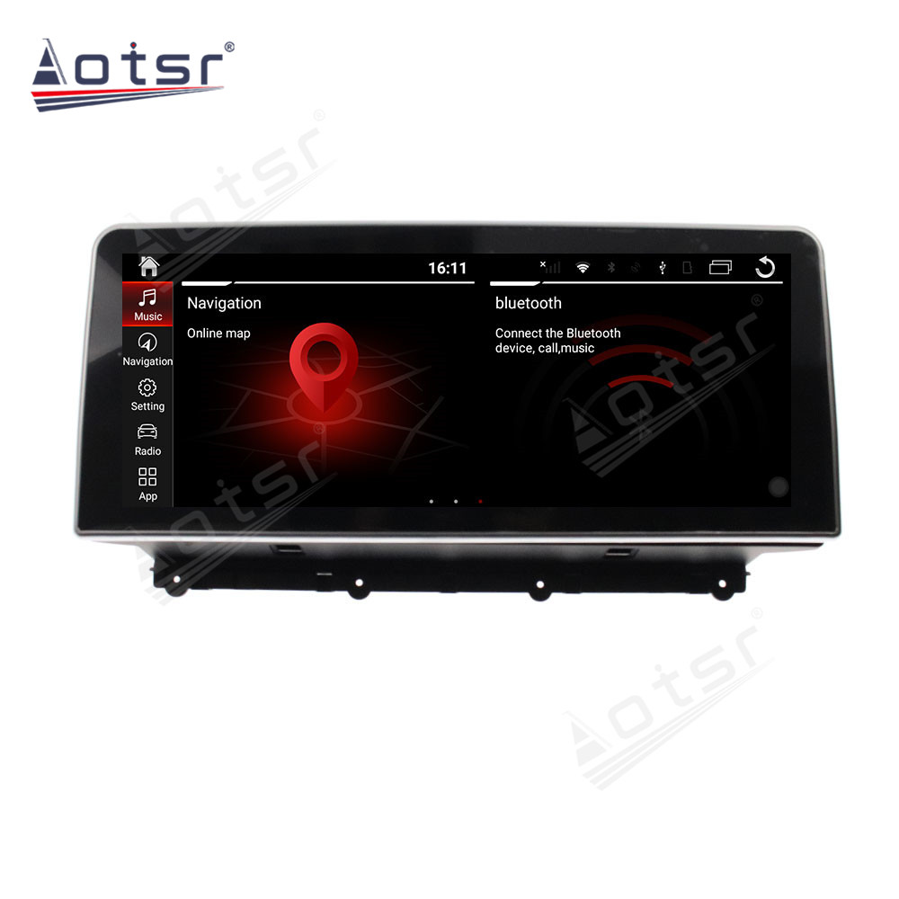Android 10.0 multimedia player with GPS navigation stereo main unit DSP  8GB + 128GB suitable for 12.3 BMW X3 11-17 BMW X4 14-18-Aotsr official website