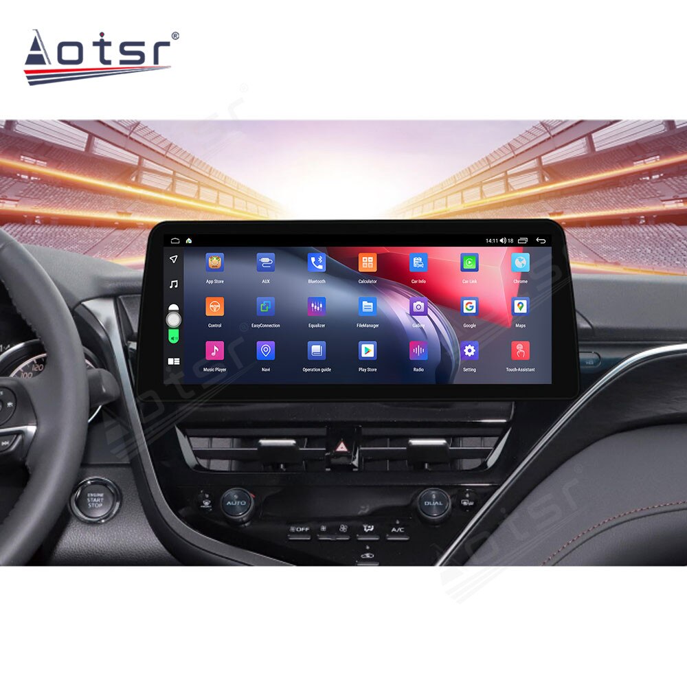 Android 10 Car Multimedia Player Bluetooth 5.0 GPS Navigation Radio Tape Recorder For Toyota Camry 2021 Head Unit Autoradio-Aotsr official website