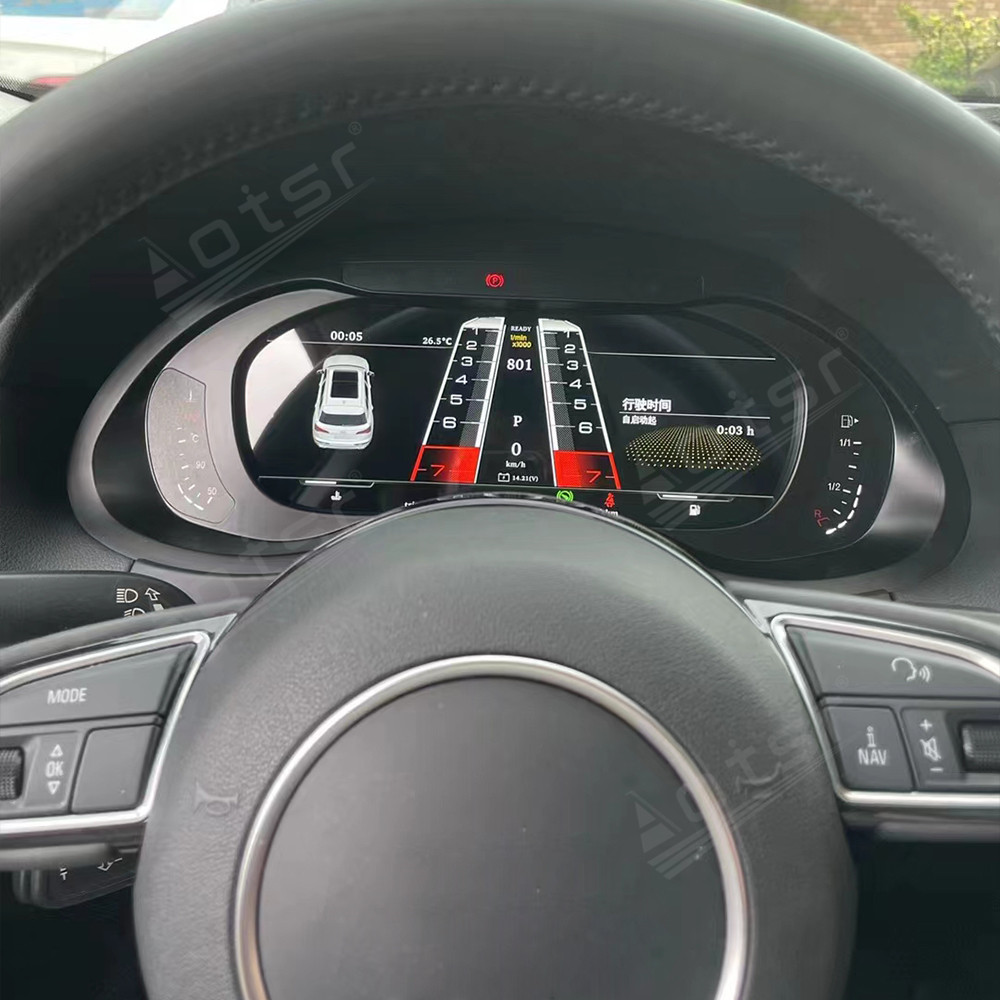 Car Screen Digital Cluster For Audi Q5 2010-2018 A4L 2010-2017 LCD Dashboard Instrument Panel GPS Navigation Multimedia Player Head Unit