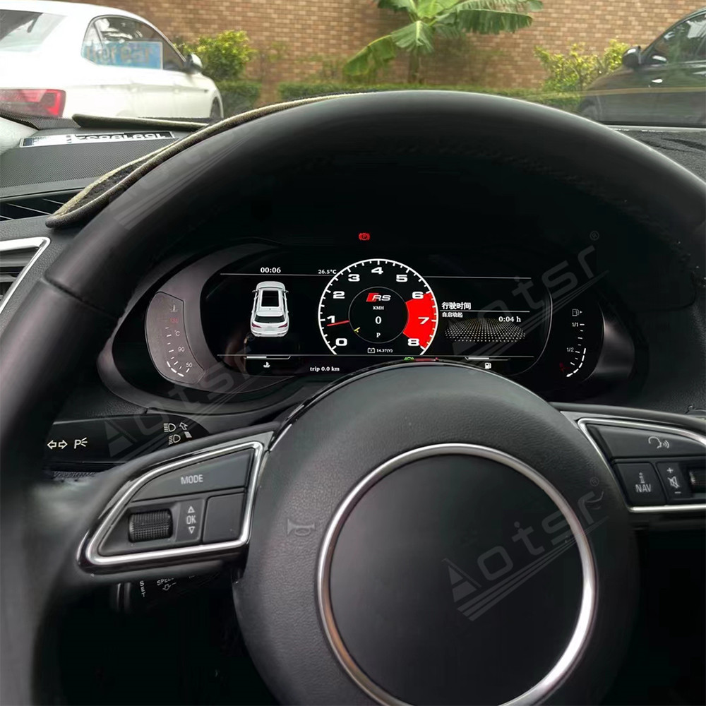 Car Screen Digital Cluster For Audi Q5 2010-2018 A4L 2010-2017 LCD Dashboard Instrument Panel GPS Navigation Multimedia Player Head Unit