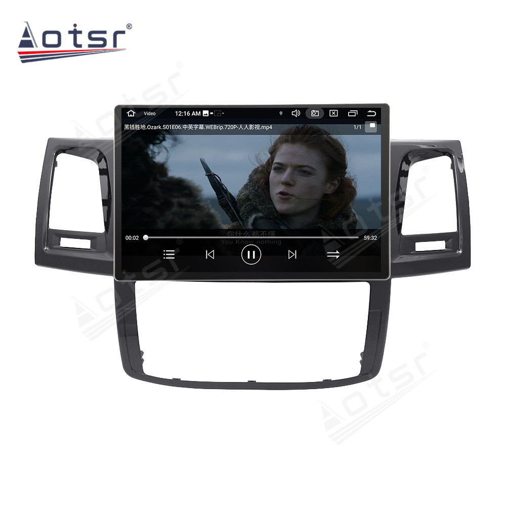 13.3 Inch Android 11 Auto For Toyota Hilux 2005-2014 Car Multimedia Player GPS Navigation Auto Radio Stereo Head Unit 