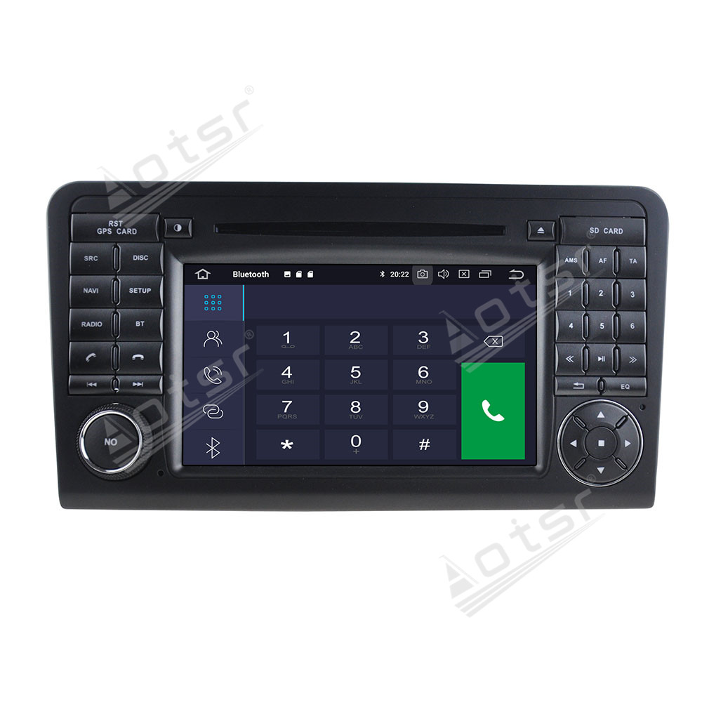 AOTSR Car Radio Auto Android 11 For Mercedes Benz ML CLASS W164 ML300 ML350 2005-2012 GPS Navi Multimedia Player-Aotsr official website