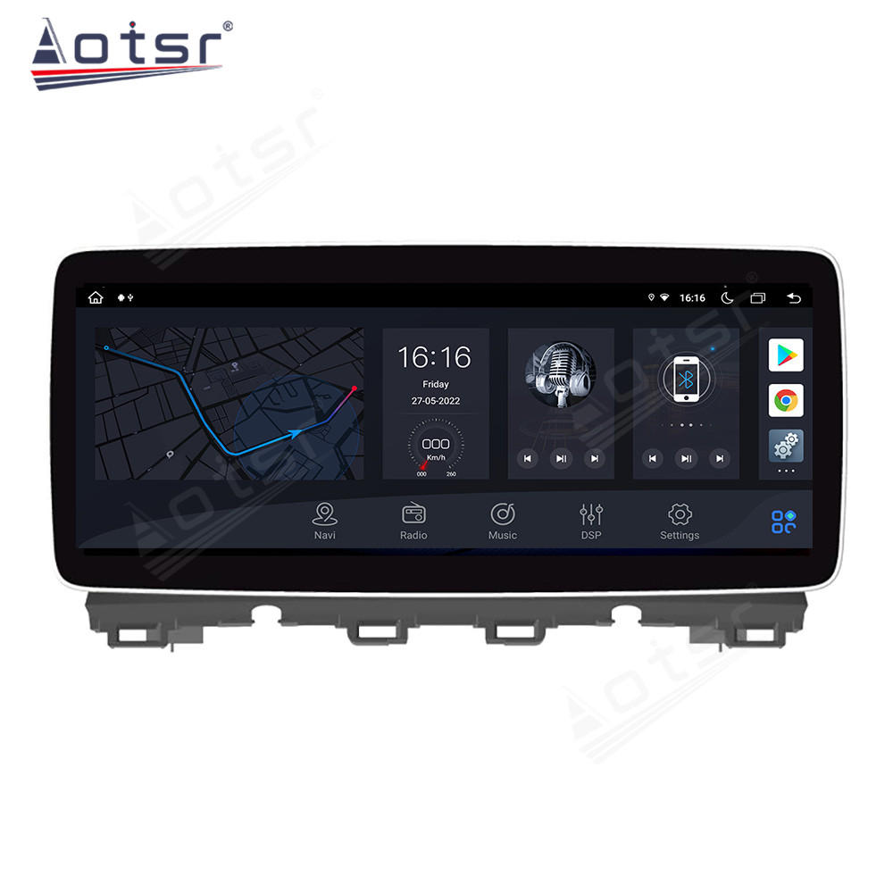 12.3 Inch Android 11 Auto For Mazda CX-4 2017-2021 Car Multimedia Player GPS Navigation Auto Radio Stereo Head Unit 