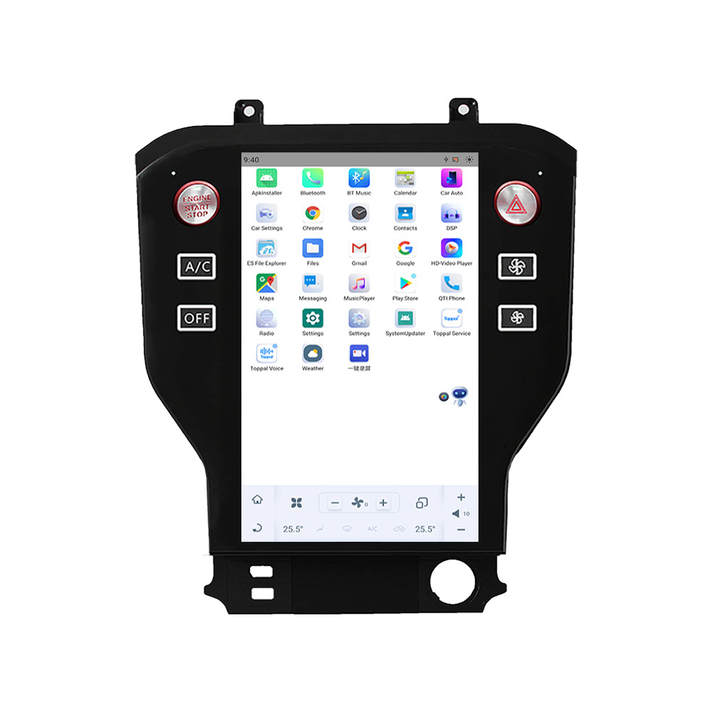 For Ford Mustang 2015-2020 Car Radio 128GB Tesla Vertical Screen Android 11.0 Multimedia Autoradio Video Player GPS Navigation-Aotsr official website