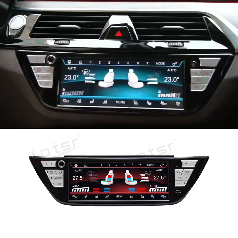 AC Panel Voice Air Conditioner Climate Control For BMW 5 Series 2018 2019 2020 2021 2022 Touch LED Digital Board Screen Head-Aotsr official website