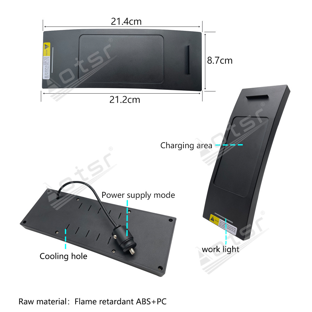 Wireless Car Charger For Audi A6 2012-2018 Intelligent Infrared Fast Phone Holder Temperature Control Hidden Design