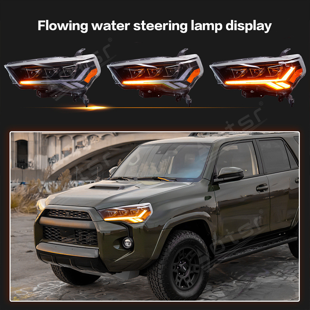 2PCs Car LED Light For Toyota 4 Runner 2014-2021 Headlight Assembly