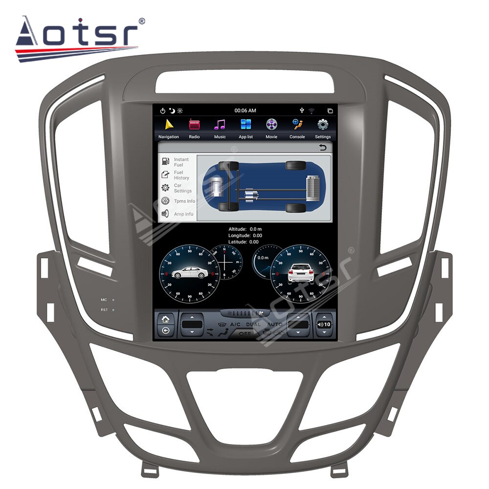 10.4''Tesla Style Android 9.0 64G Car Radio GPS Navigation For Opel Insignia Vauxhall Holden/Buick Regal 2014+ Head Unit Carplay-Aotsr official website