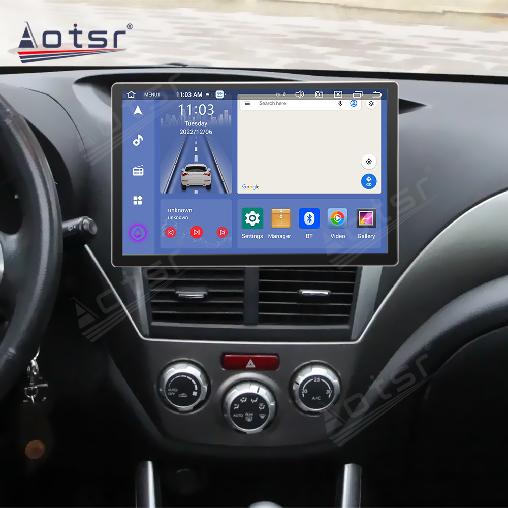 13.3 Inch Android 11 Auto For Subaru Forester 2008-2012 Car Multimedia Player GPS Navigation Auto Radio Stereo Head Unit 