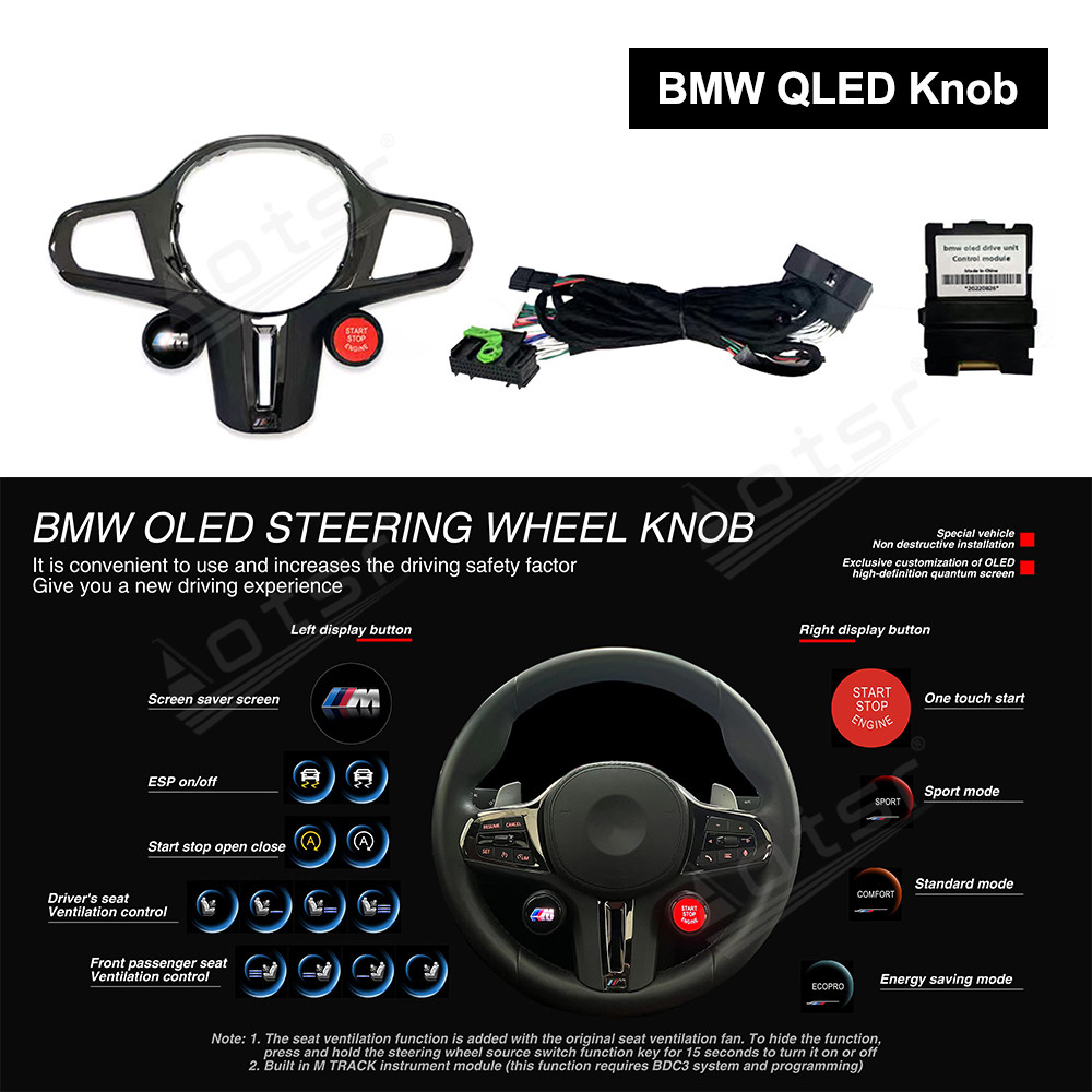 For BMW OLED Drive Unit Steering Wheel Knob Key Control Button ESP On Off Unit BDC3 G30 G31 G32 G38 G11 G12 G01 G02 G05 G06 G07