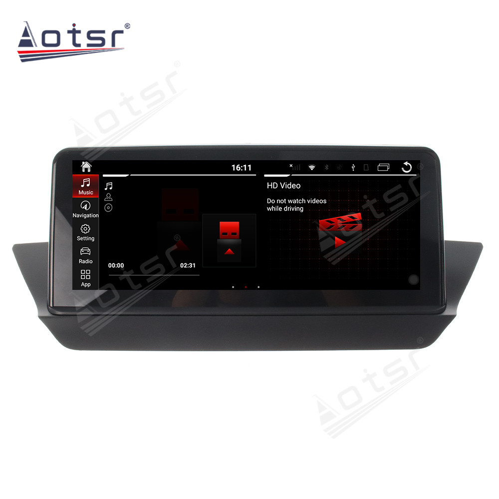 Android 10.0 multimedia player with GPS navigation stereo main unit DSP  8GB + 128GB suitable for BMW10-15 X1-CIL base-Aotsr official website