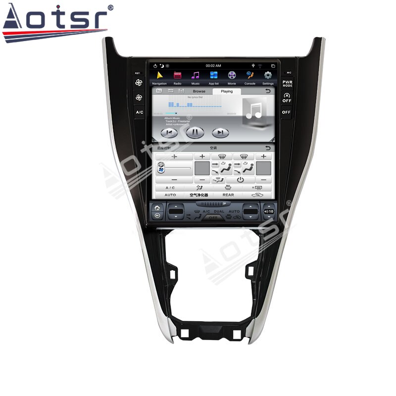 [Aotsr]Tesla Screen Car GPS Navigation For TOYOTA Harrier Android Radio 2013 2014 - 2019 PX6 Multimedia Player Auto Stereo Head Unit HD-Aotsr official website