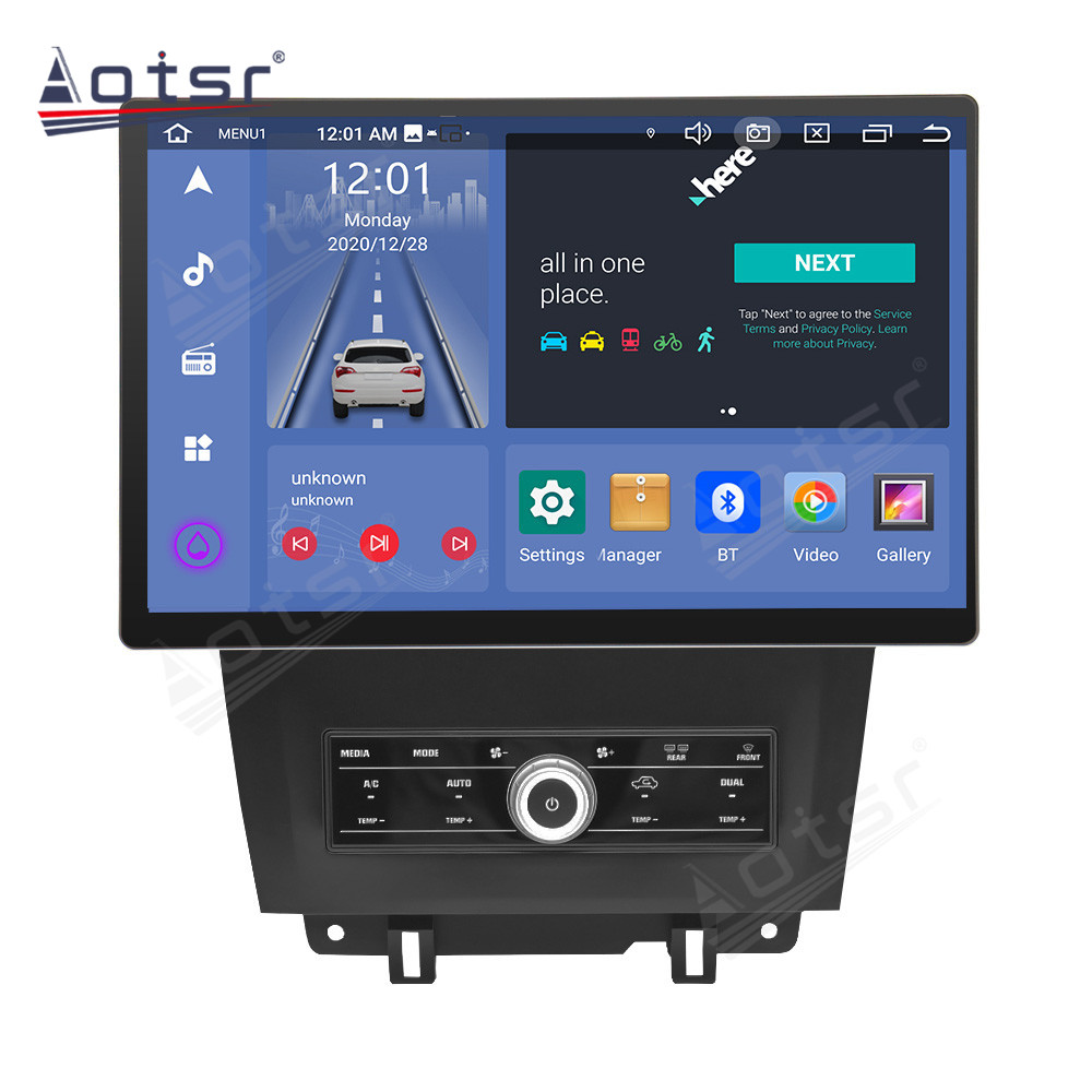 13.3 Inch Android 12 Auto For FORD Mustang 2010-2014 Car Multimedia Player GPS Navigation Auto Radio Stereo Head Unit 