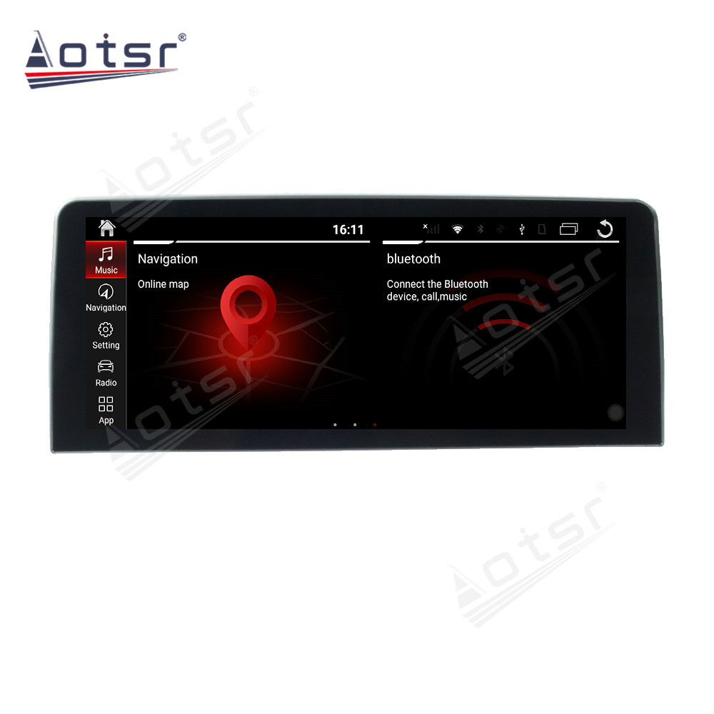Android 10.0 multimedia player with GPS navigation stereo main unit DSP  8GB + 128GB suitable for 12.3 BMW 1 Series Sedan 16-21-Aotsr official website