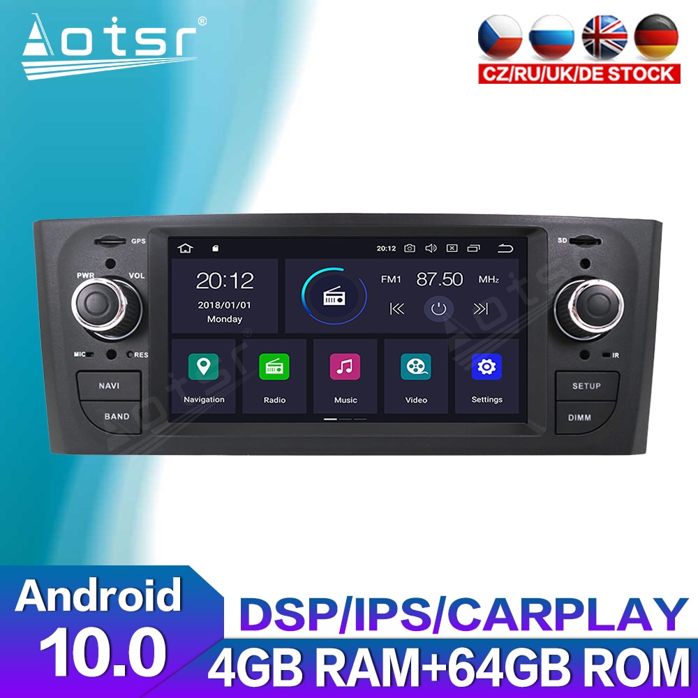 Android Multimedia Player For Fiat Grande Punto Linea 2006 - 2012 Car Radio Audio GPS Navigation HD Touch Screen Stereo Carplay-Aotsr official website