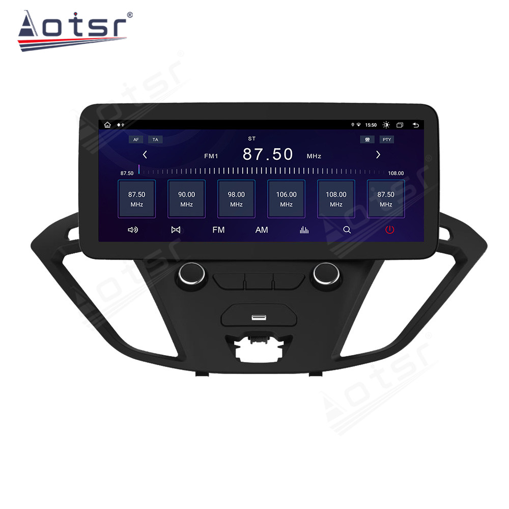 12.3 Inch Android 11 Auto For Ford Transit 2017-2019 Tourneo 2016-2020 Car Multimedia Player GPS Navigation Auto Radio Stereo Head Unit 