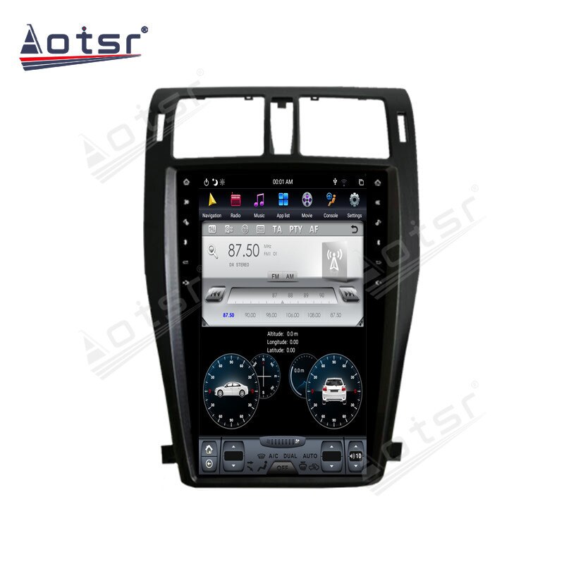 4+128G For Toyota Crown Android Car Multimedia Player 2009 - 2014 PX6 Tesla style Radio Carplay GPS Navigation Stereo Headunit-Aotsr official website