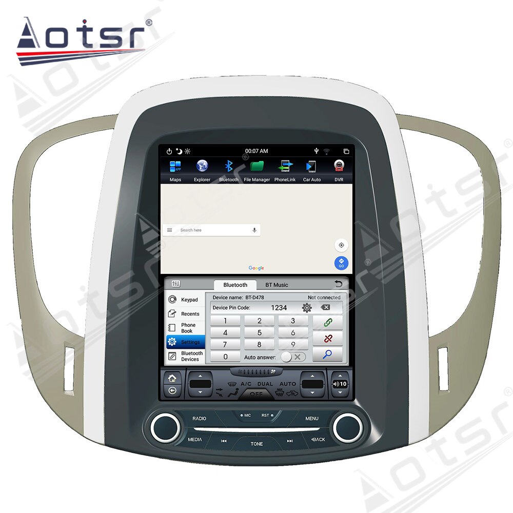 Android 11 4GB+64GB Tesla Style Car Radio GPS Navigation For Buick lacrosse 2008-2014 Auto Stereo Multimedia Player Head Unit-Aotsr official website
