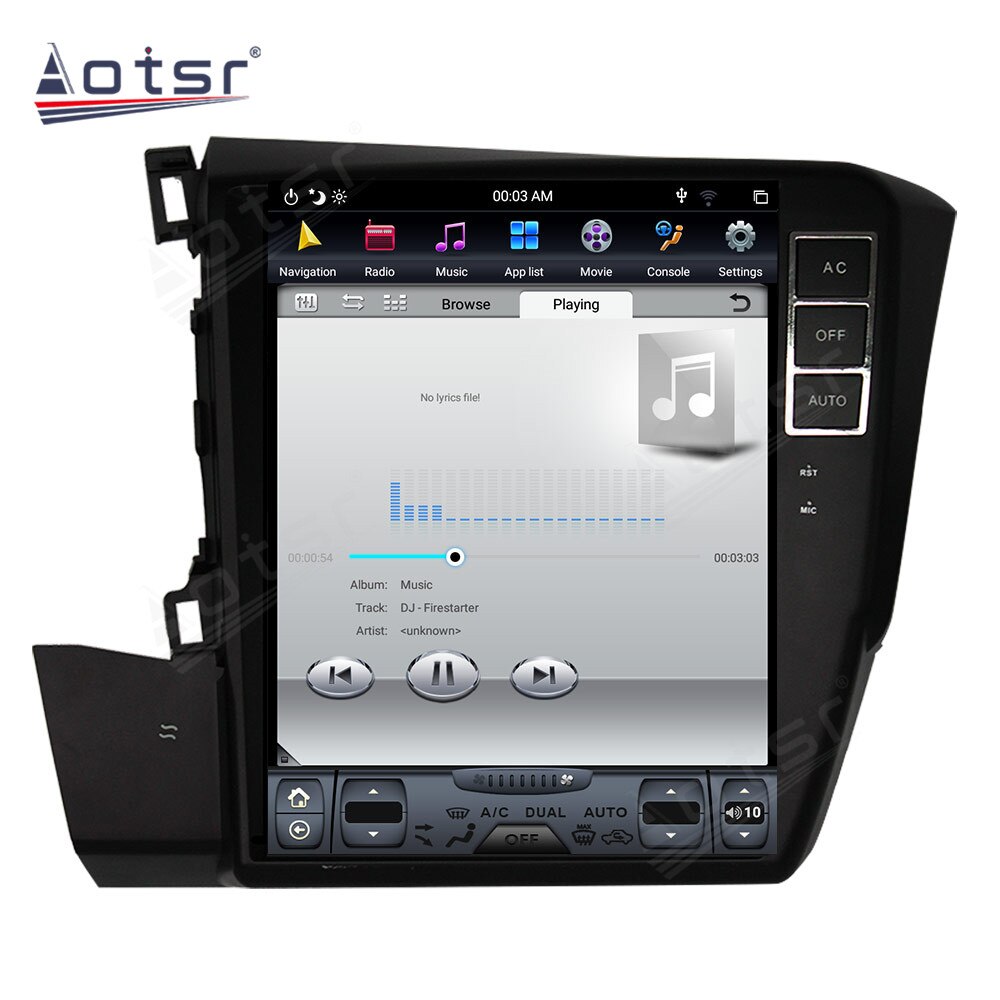 8GB 256GB Tesla Vertical Screen GPS Navigaiton For Honda Civic 2012 - 2015 Multimedia DVD Video Player Car Radio Tape Recorder-Aotsr official website