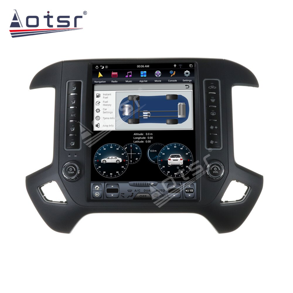 Car GPS Navigation For Chevrolet Chevy Silverado GMC SIERRA 2015 2016 2017 2018 2019 Android 11 Radio Auto Car Multimedia Player Carplay Unit-Aotsr official website