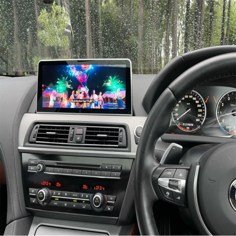12.5 Android 11.0 8+128 Car GPS Navigation For BMW 6 Series 6GT F06/F12 Auto Stereo Headunit Multimedia Player Radio Tape Recor