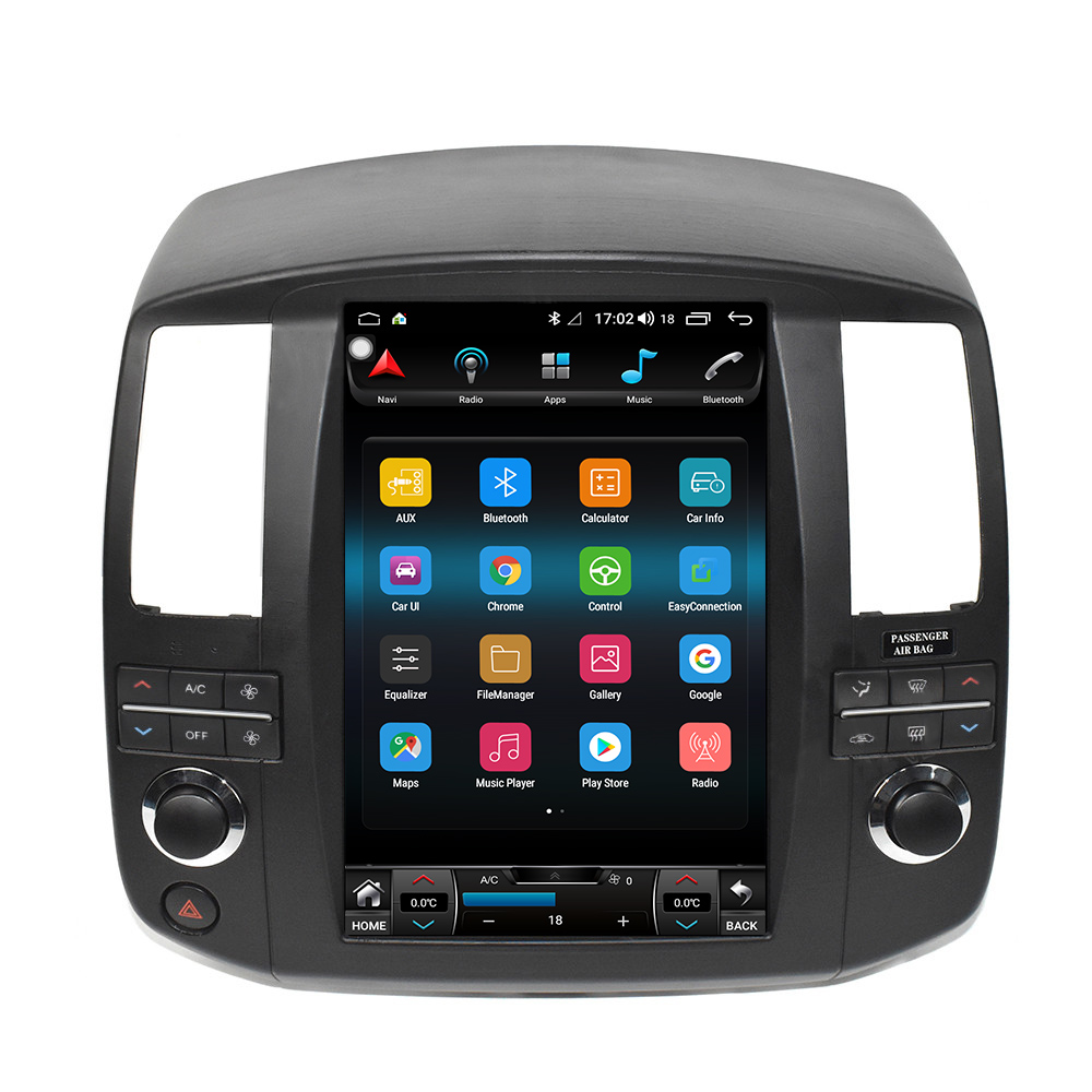 8 Core Tesla Style Android Car Radio For Nissan Navara Pathfinder 2008