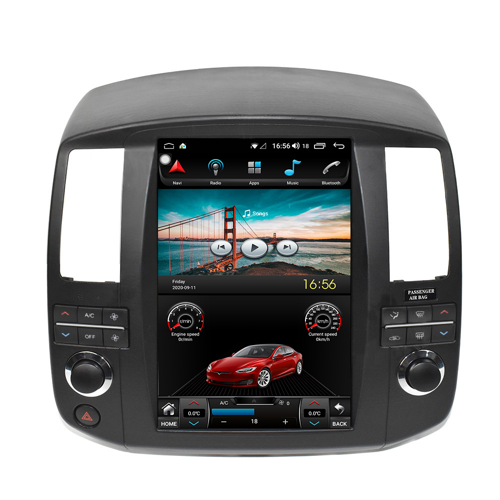 8 Core Tesla Style Android Car Radio For Nissan Navara Pathfinder 2008
