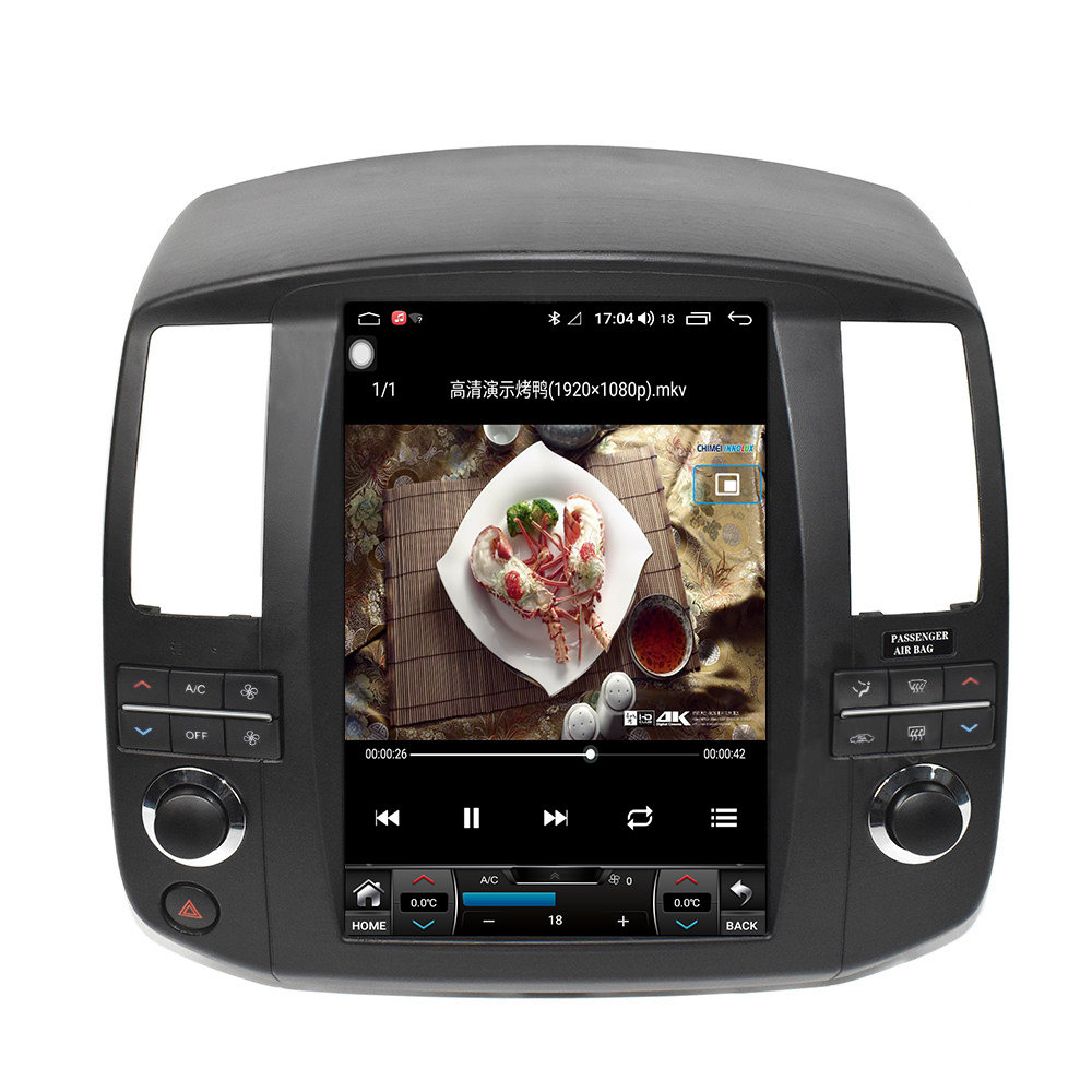 8 Core Tesla Style Android Car Radio For Nissan Navara Pathfinder 2008