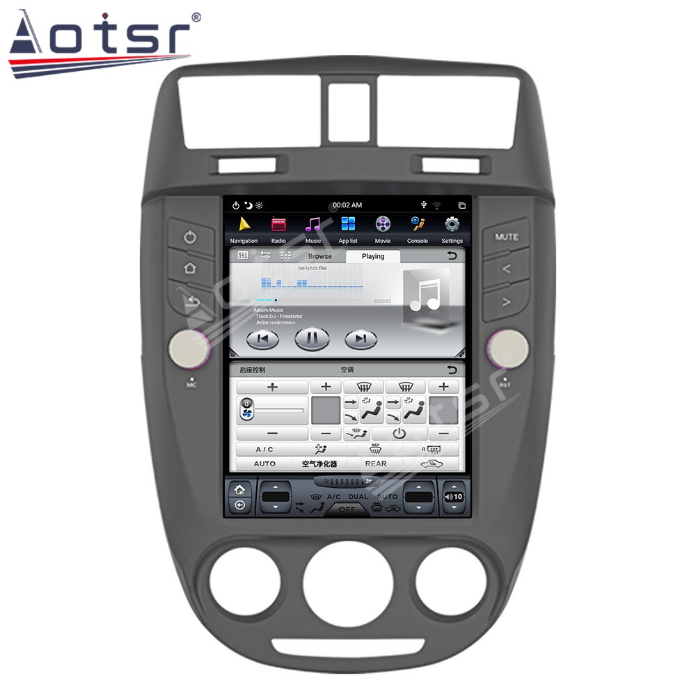 For Buick Excelle 2008-2015 Tesla Style Android 9.0 64GB 4G PX6 Car Audio GPS Navigation Head Unit Multimedia Player Auto Radio-Aotsr official website