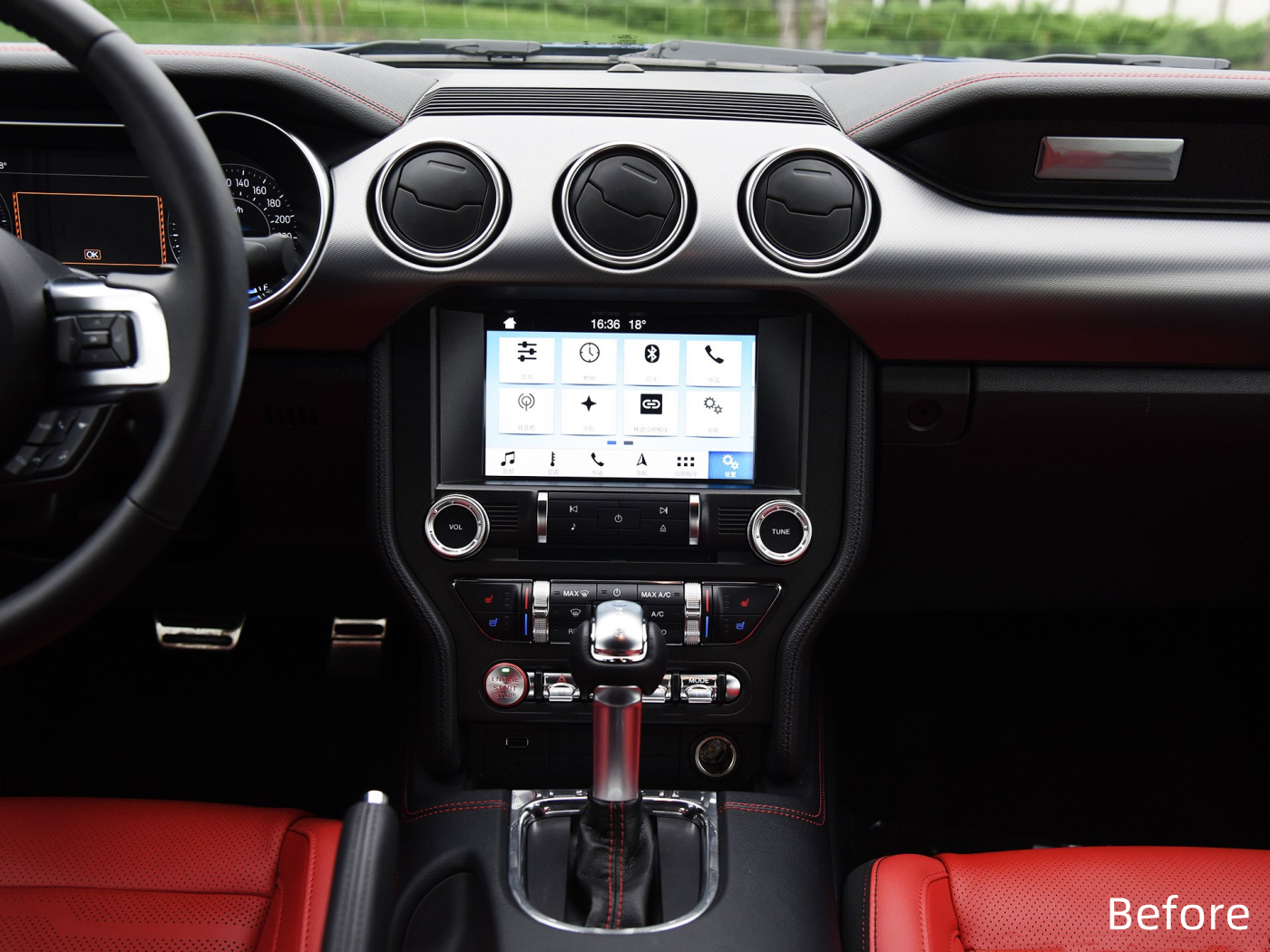 128G Android 10.0 For Ford Mustang 2015-2018 Auto Stereo Audio Car Radio DVD Multimedia Player GPS Navigation Head Unit-Aotsr official website