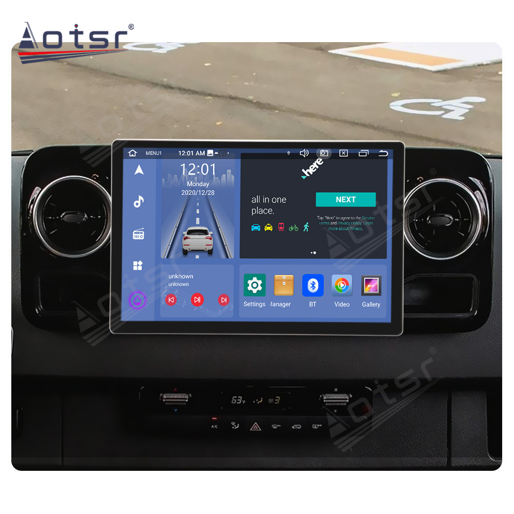 13.3 Inch Android 11 Auto For Benz Sprinter 2018-2022 Car Multimedia Player GPS Navigation Auto Radio Stereo Head Unit 