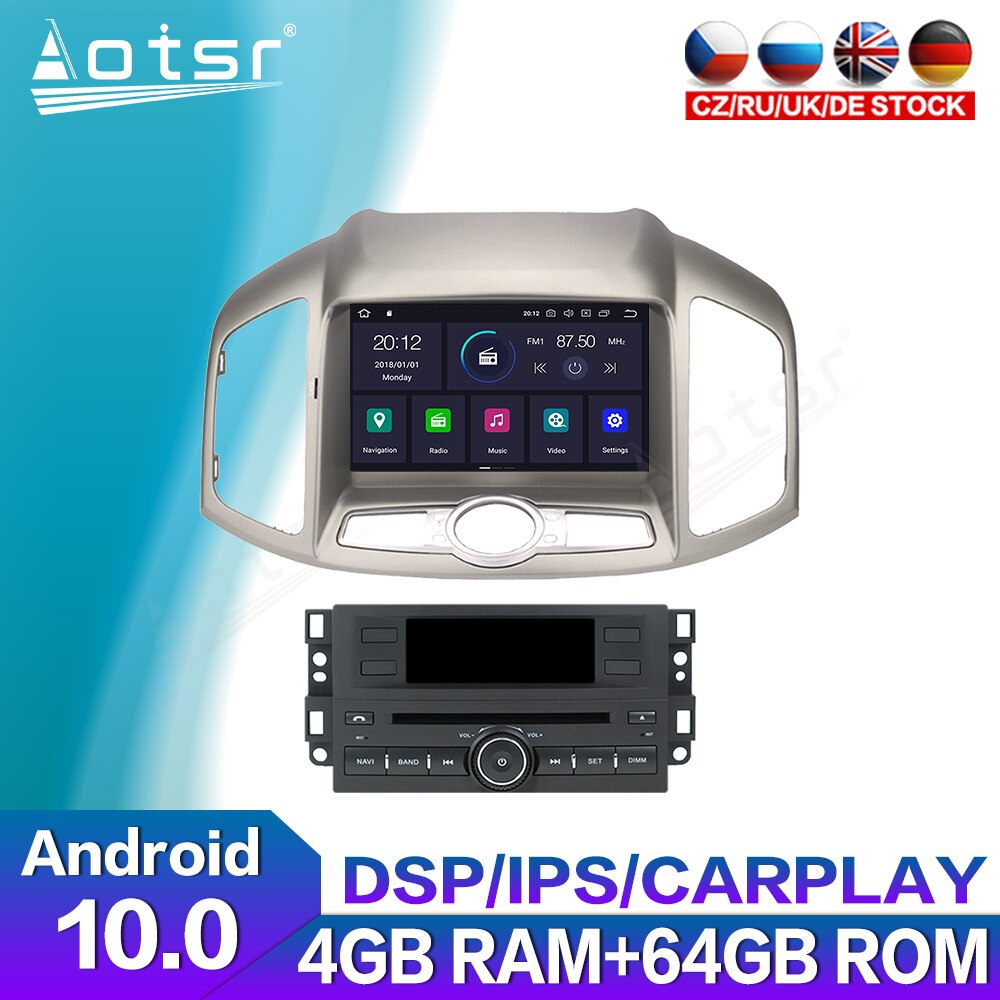 For Chevrolet Captiva Android Radio 2012 2013 - 2019 GPS Navigation Car Multimedia Player DVD Cassette Recorder Head unit Stereo-Aotsr official website