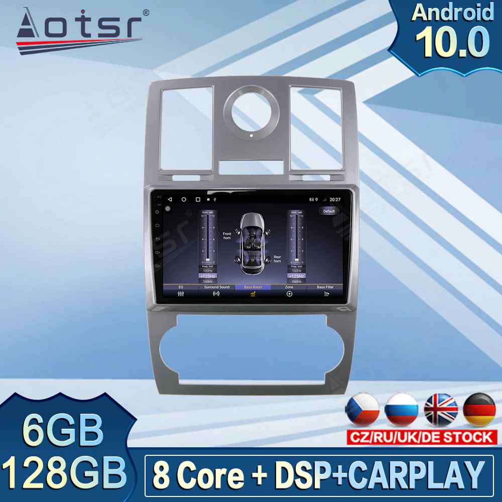 For Chrysler 300C Jeep Dodge 2004 - 2014 Android Radio Multimedia 128GB Carplay Car GPS Navigation Recorder DVD Video Player HD-Aotsr official website