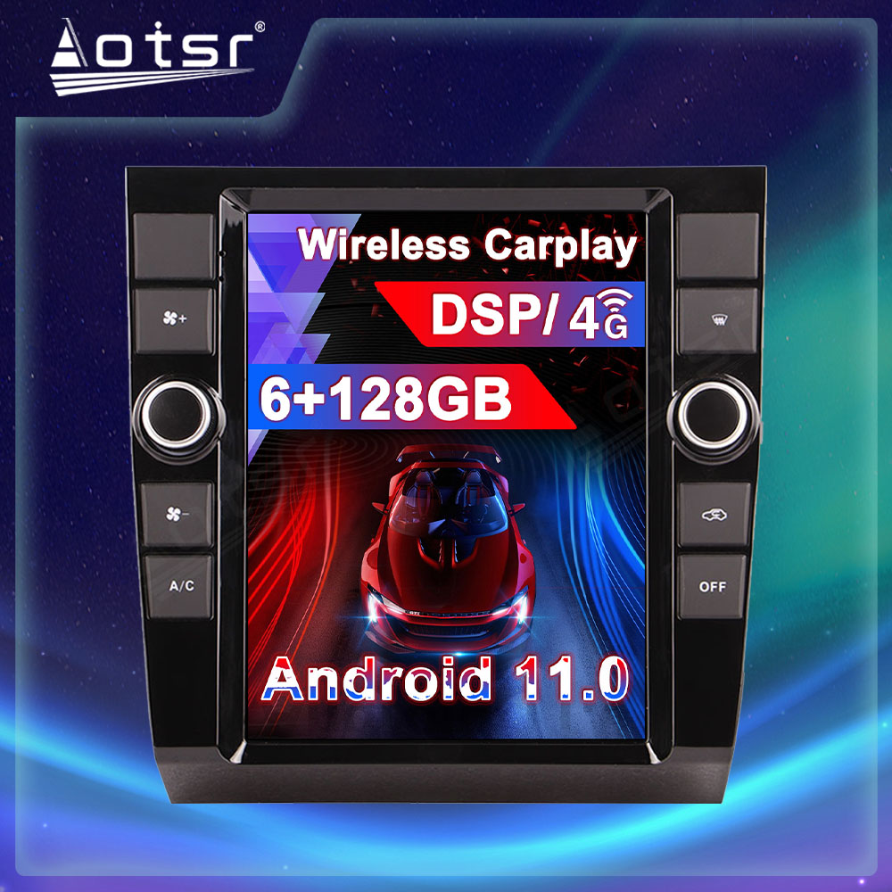 Android 11.0 multimedia player with GPS navigation  stereo main unit DSP Carplay 6GB + 128GB suitable for Audi A4 02-08 9.7 inch-Aotsr official website