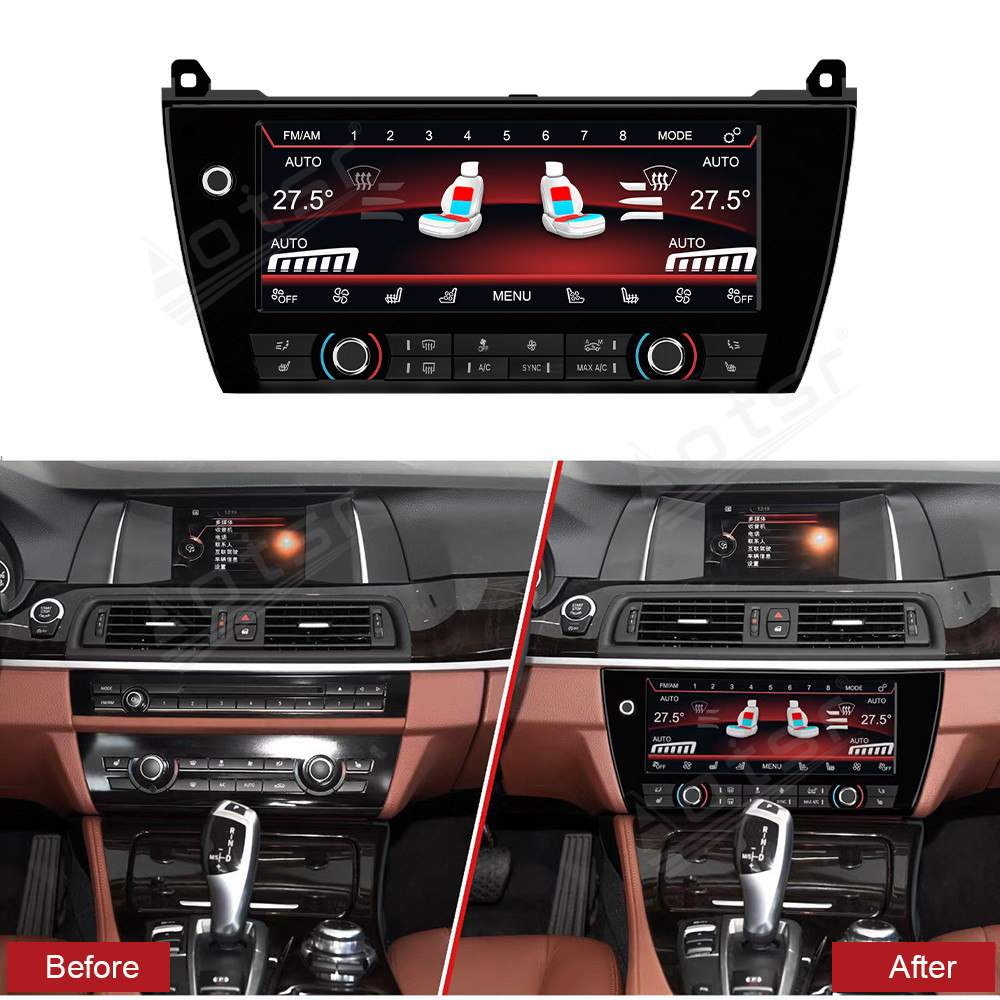 AC Panel Air Conditioner Climate Control For BMW 5 Series 2011-2017 Car Radio LCD Touch Stereo Board Screen Headunit Original Style