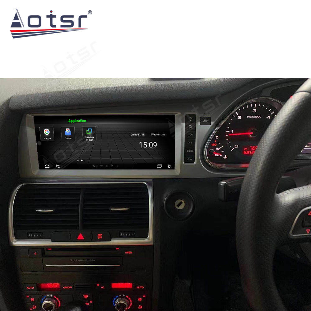 Android 10.0 multimedia player with GPS navigation stereo main unit DSP  suitable for Audi Q7 10-15