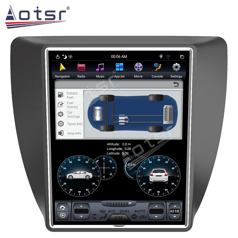 For Volkswagen Passat CC 2011-2014 Android 9 64G PX6 Vertical Tesla Screen Car GPS Navigation Stereo Head Unit Multimedia Player-Aotsr official website