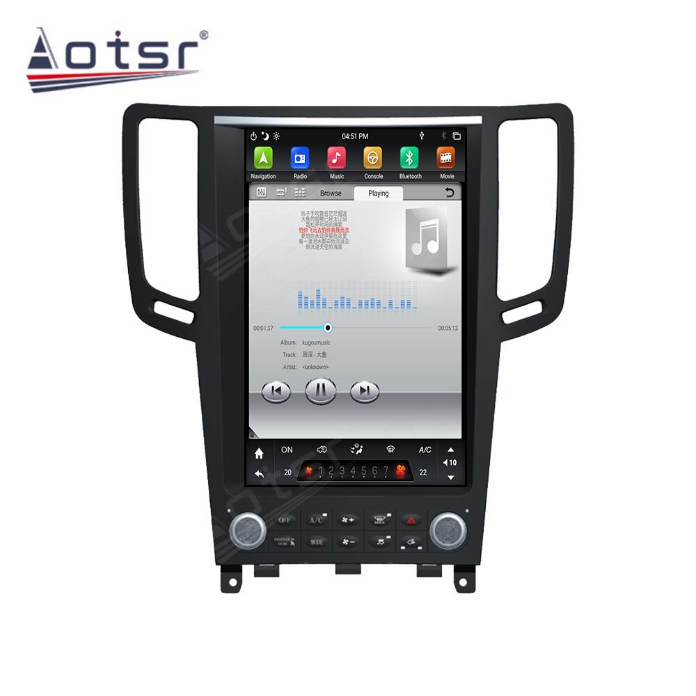 Tesla Style Android 9.0 PX6 Car Radio For Infiniti GX G37/G25/G35 2008-2014 Multimedia Player GPS Navigation Auto Audio Carplay-Aotsr official website