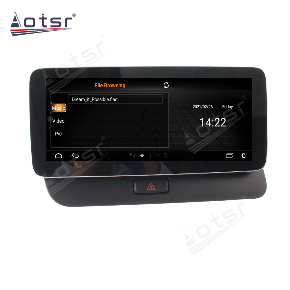 Android 10.0 multimedia player with GPS navigation stereo main unit DSP  8GB + 128GB suitable for Audi Q5 2009-2016 10.25 Base-Aotsr official website