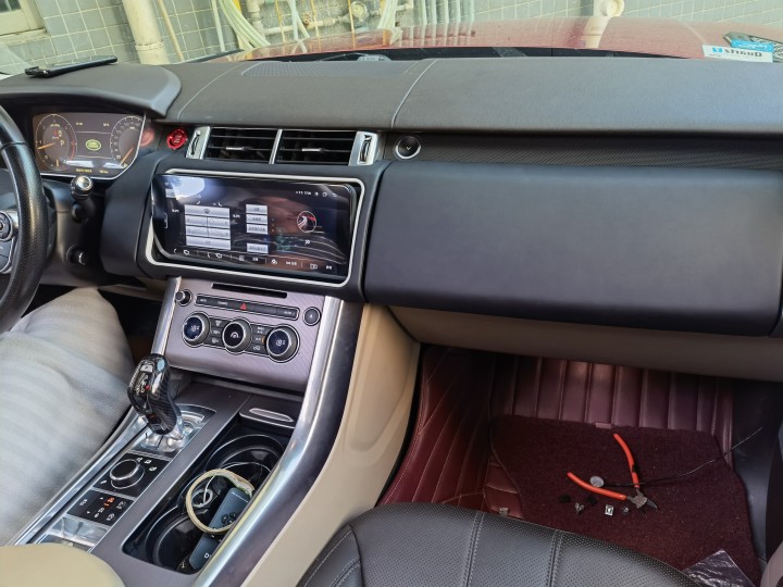 Android 10.0 multimedia player with GPS navigation stereo main unit DSP  6GB + 128GB suitable for 12.3 inch Land Rover sports rotating screen-Aotsr official website