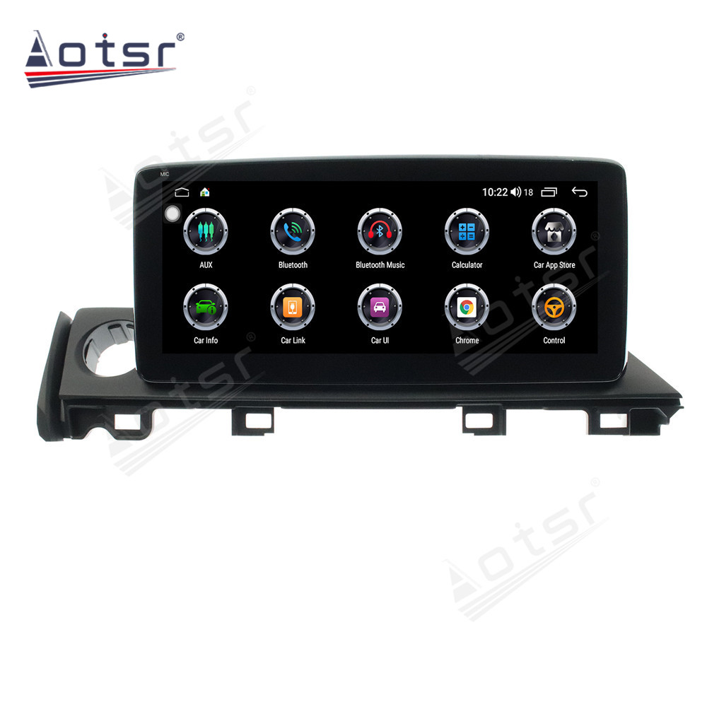 Android 10.0 multimedia player with GPS navigation stereo main unit DSP  8GB + 128GB suitable for Mazda 6 2017-2020-Aotsr official website
