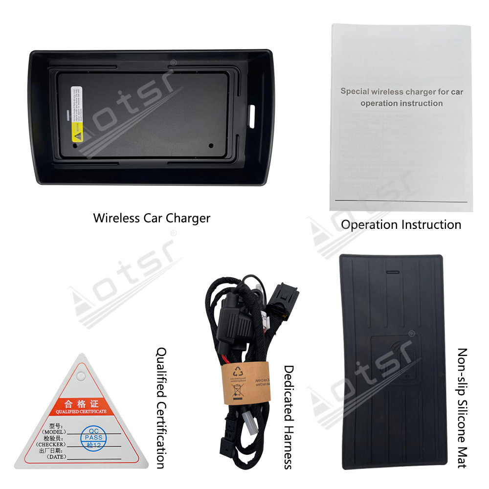 Wireless Car Charger For Audi A3 S3 2014-2020 Intelligent Infrared Fast Phone Holder Temperature Control Hidden Design