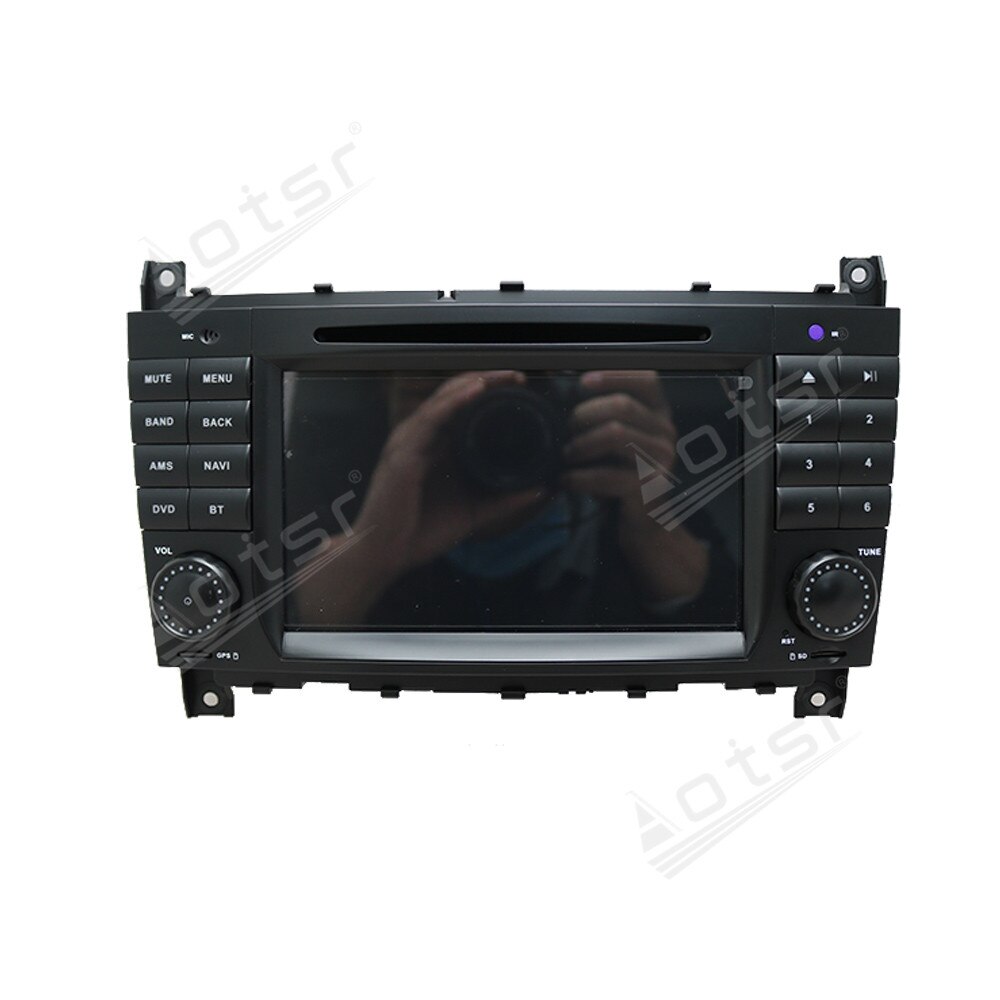 For Mercedes-Benz C-Class W203 2004-2007/CLC W203 2008-2010/CLK Wince 6.0 CD DVD Player Single DIN 7 Inch GPS Navigation Player-Aotsr official website